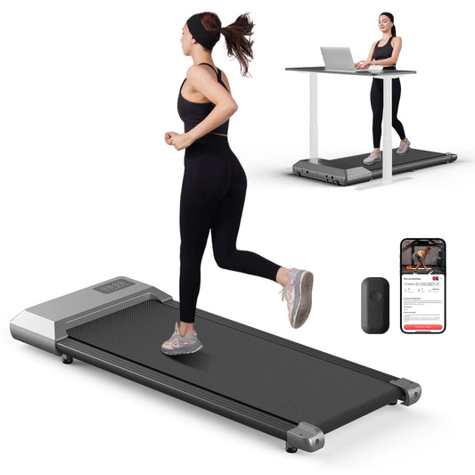 Superun Under Desk Treadmill For Home Office With App