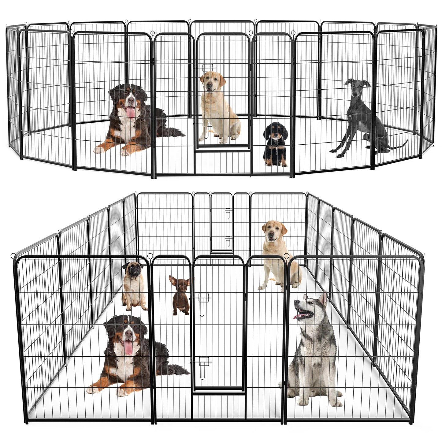 JHK Heavy Duty Dog Playpen Indoor Outdoor Pet Fence