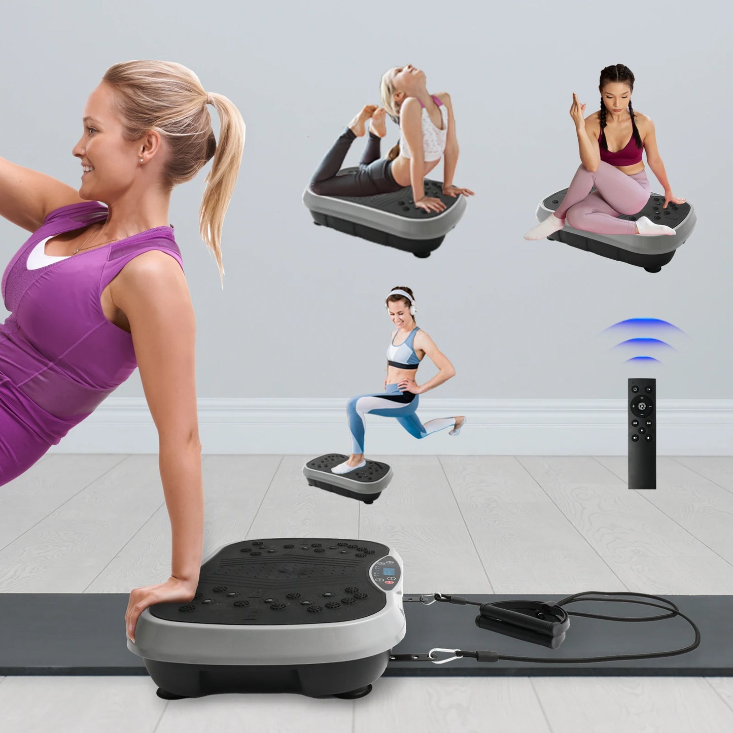 Vibration Plate Exercise Machine by N for Home Fitness