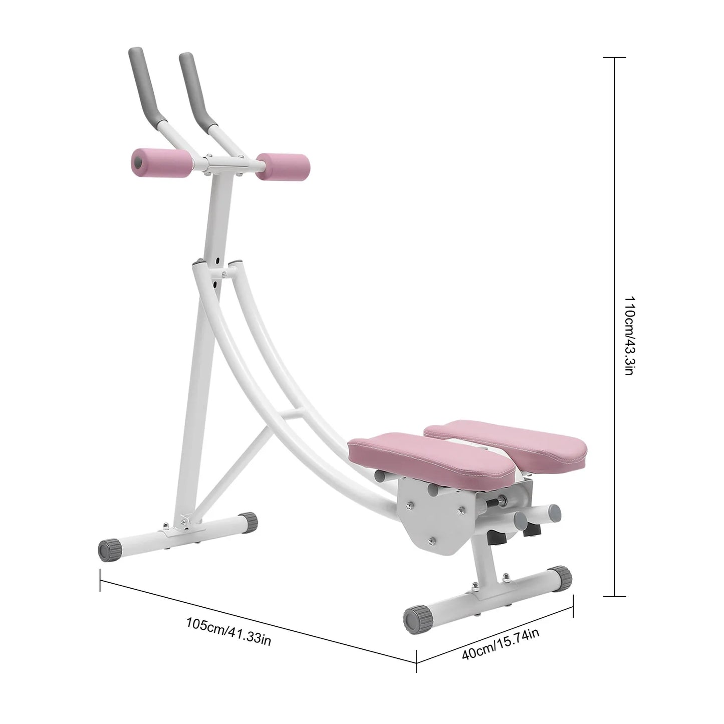 Foldable Ab Machine by NoEnName for Core Strength Training