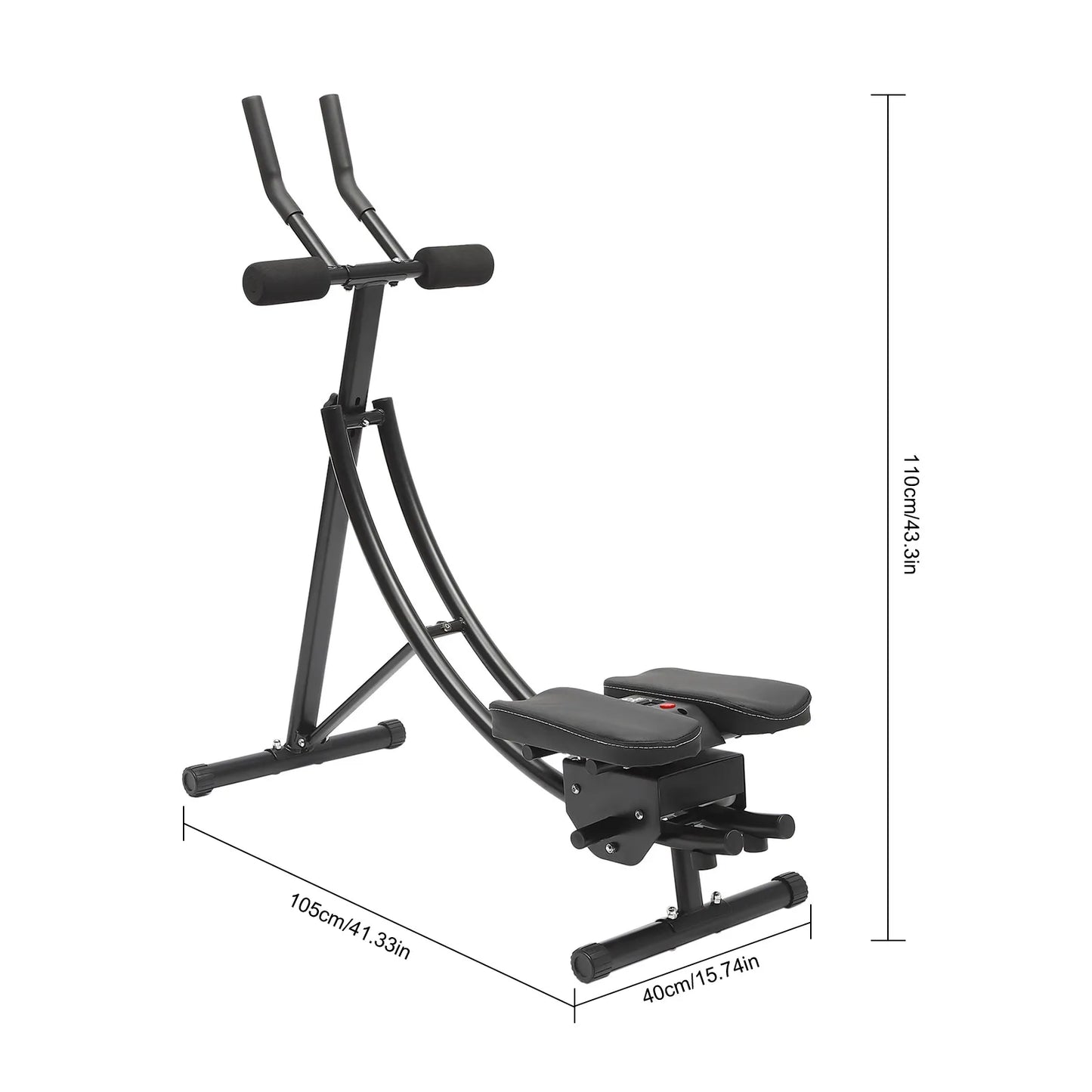 Foldable Ab Machine by NoEnName for Core Strength Training
