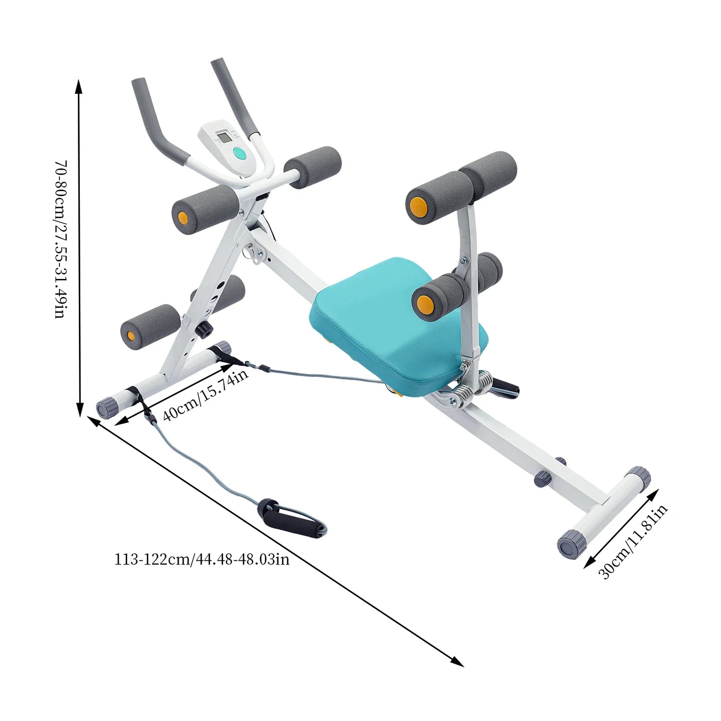 EverydayNecessities Abs Core Machine With LCD Display