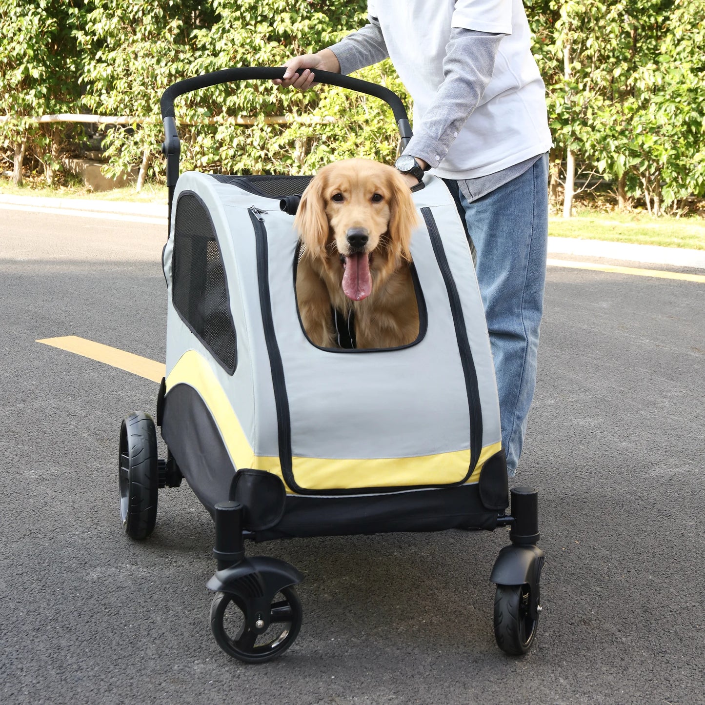Portable Dog Stroller for Large Dogs by NoEnName