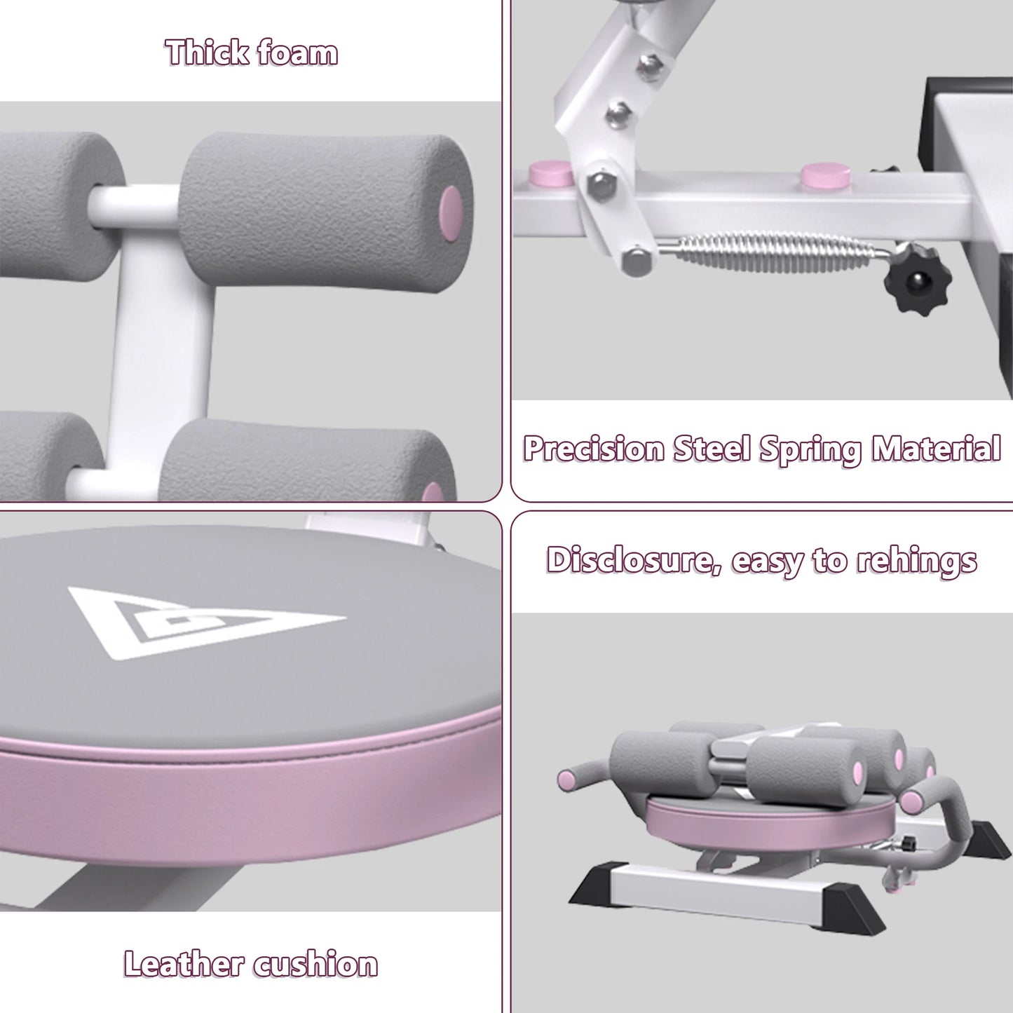 Ab Machine Sit Up Bench Core Fitness Equipment