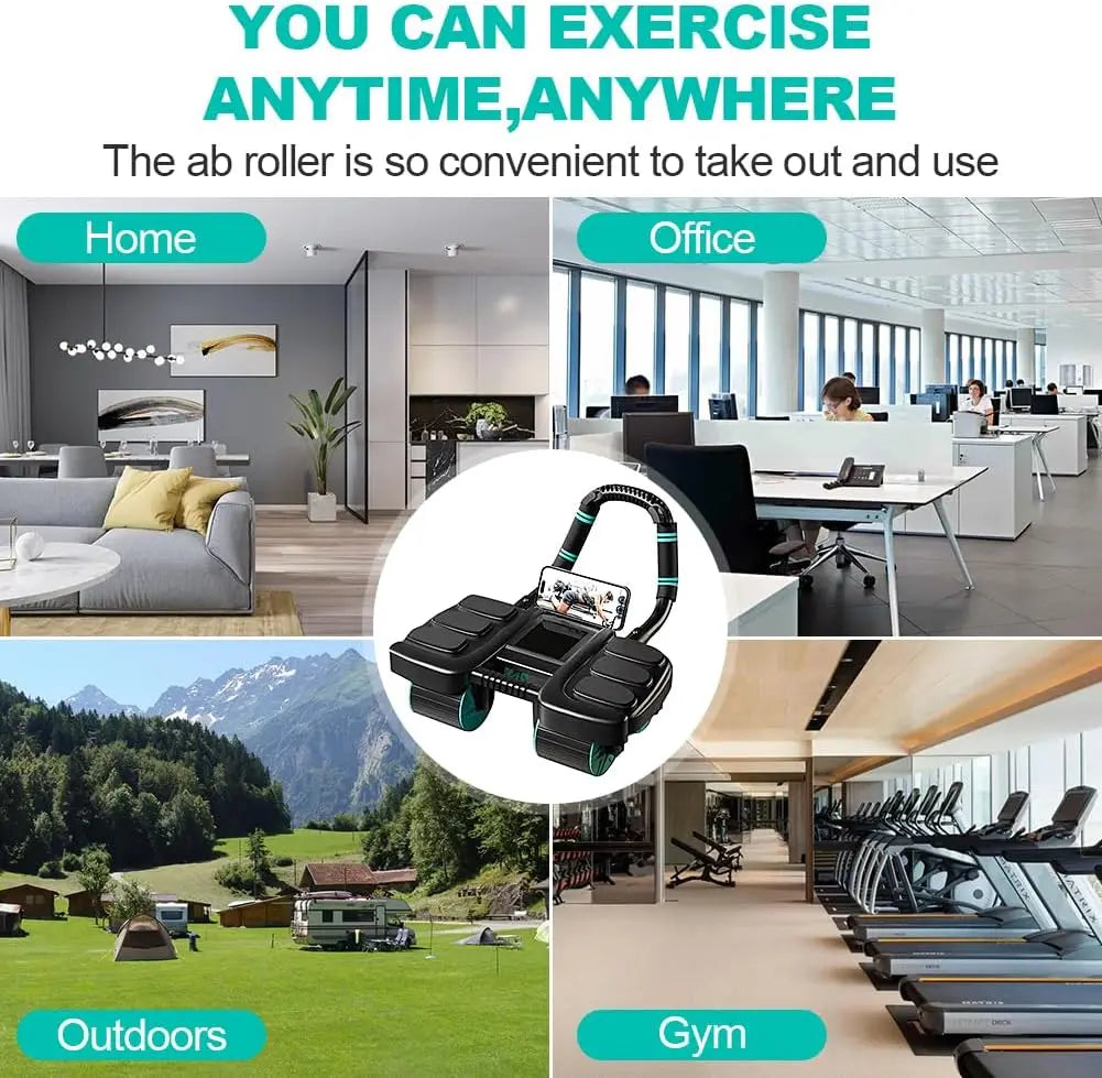 Automatic Rebound Ab Roller Wheel for Core Strength Training