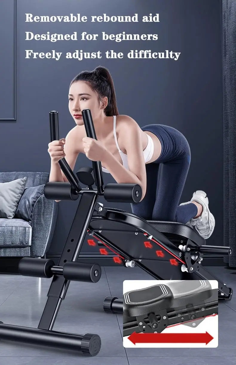 Adjustable Ab Trainer Machine for Core Strength by NoEnName