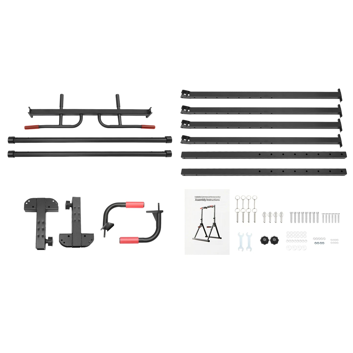 Foldable Adjustable Pull Up Bar Triangular Home Gym Station