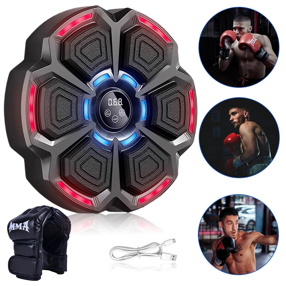 Intelligent Music Boxing Target Training Wall Mounted