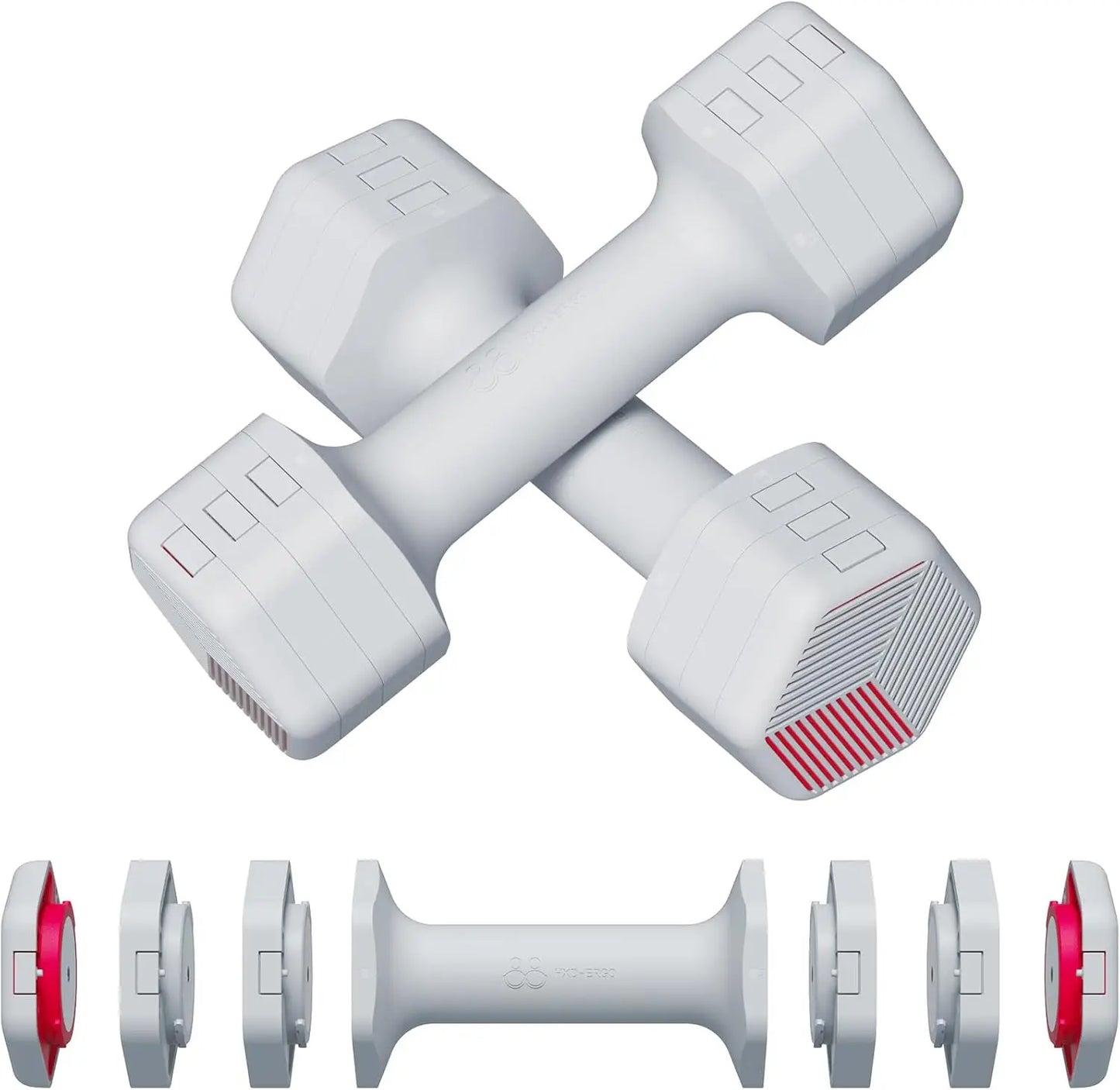 Four In One Adjustable Dumbbells Set For Home Gym Gear