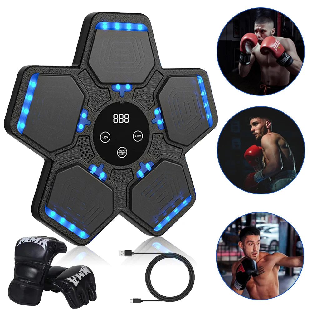 Intelligent Music Boxing Target Training Wall Mounted