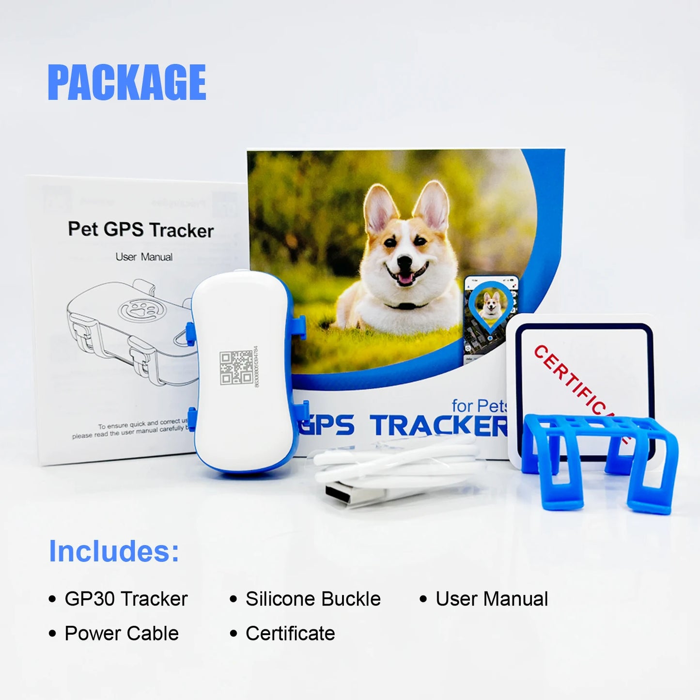 WANWAYTECH 4G GPS Tracker for Dogs and Cats