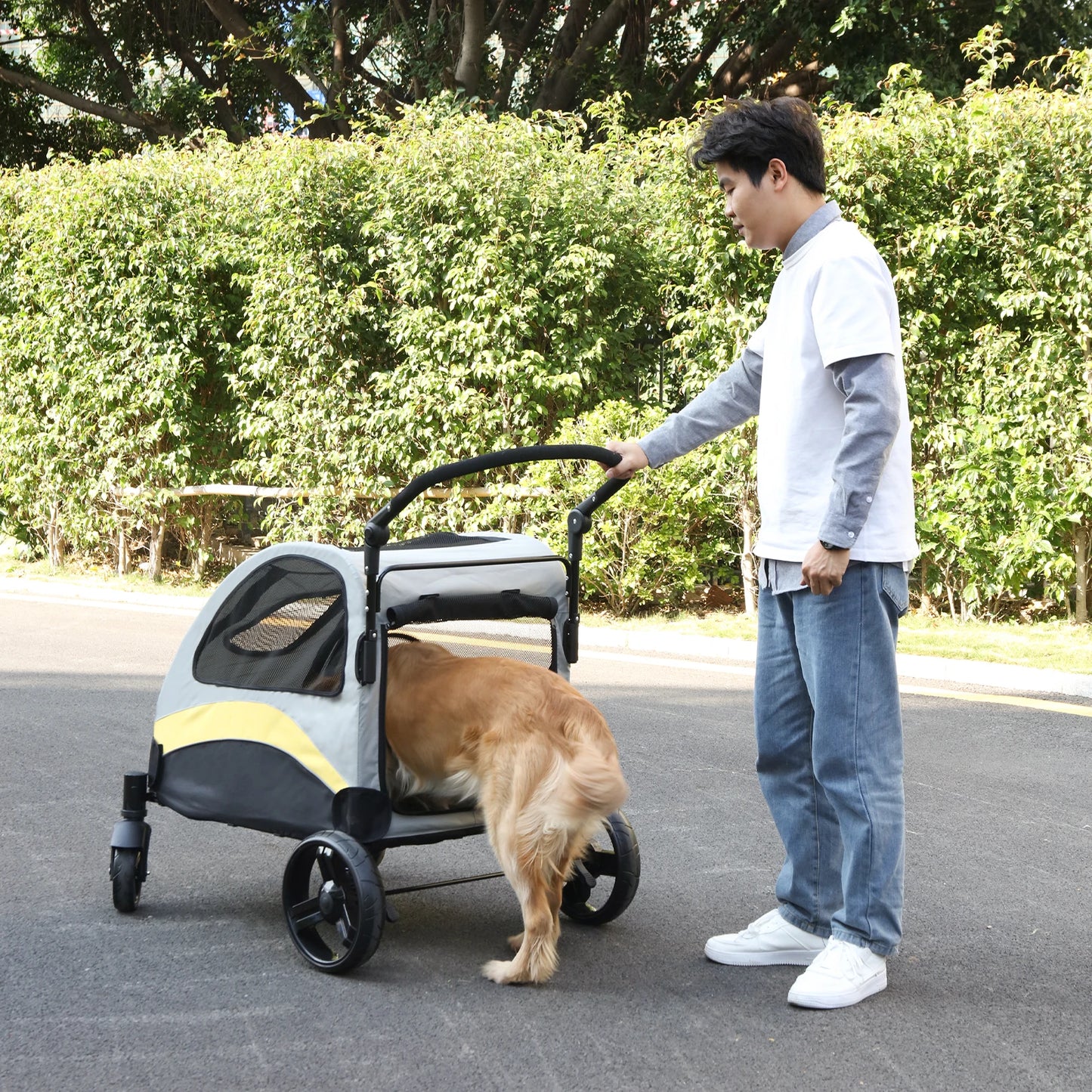 Portable Dog Stroller for Large Dogs by NoEnName
