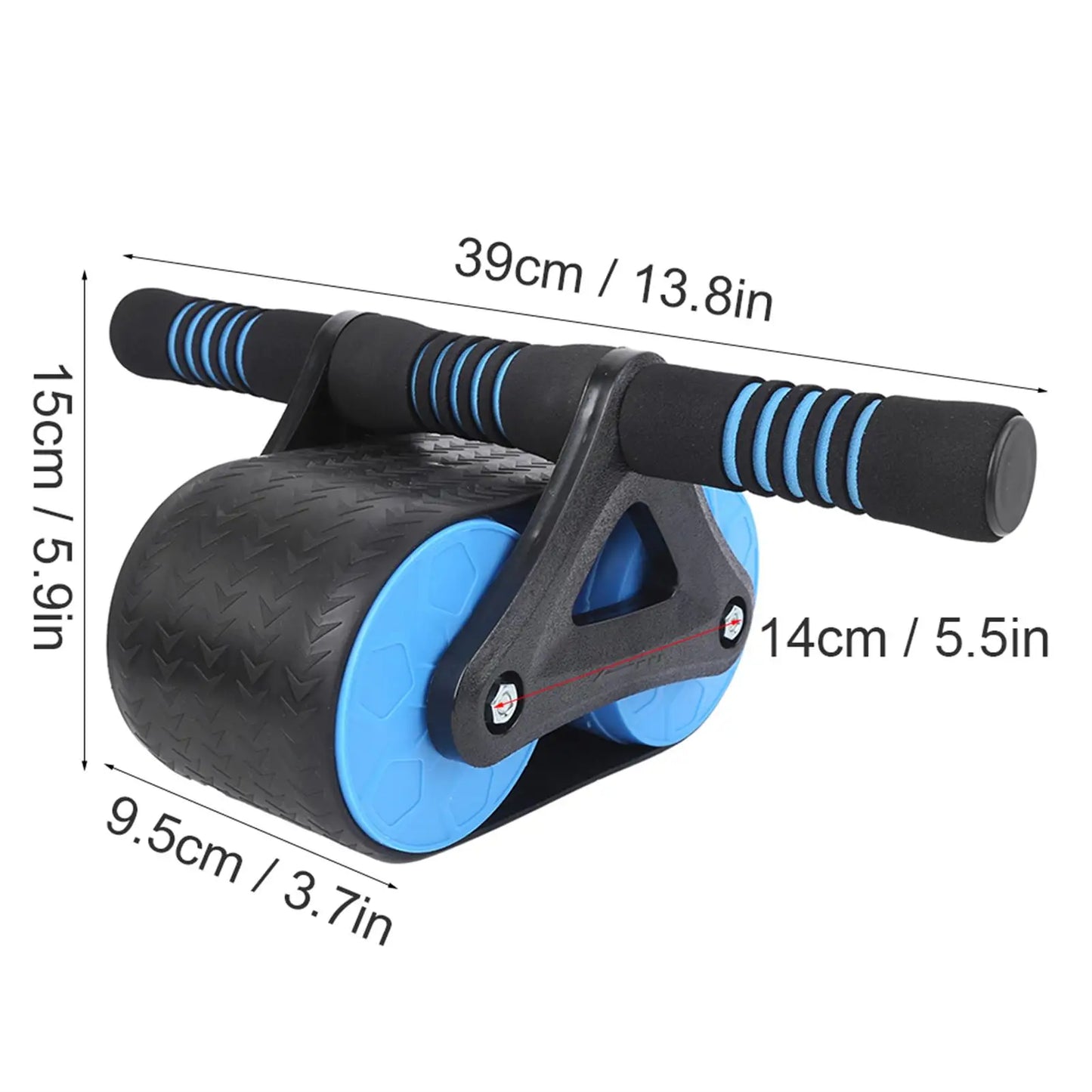 Springback Wheels Roller Abdominal Fitness Exercise Equipment