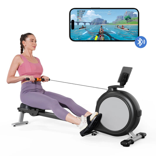 Flywheel 32 Level Rowing Machine With LED Monitor Fitness