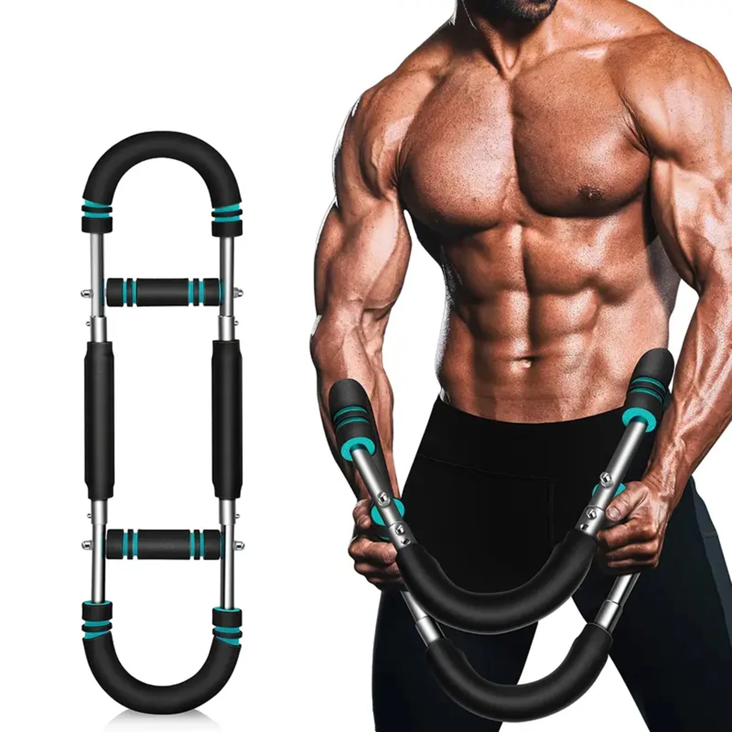 U Shape Hand Gripper Arm Trainer for Home Workouts