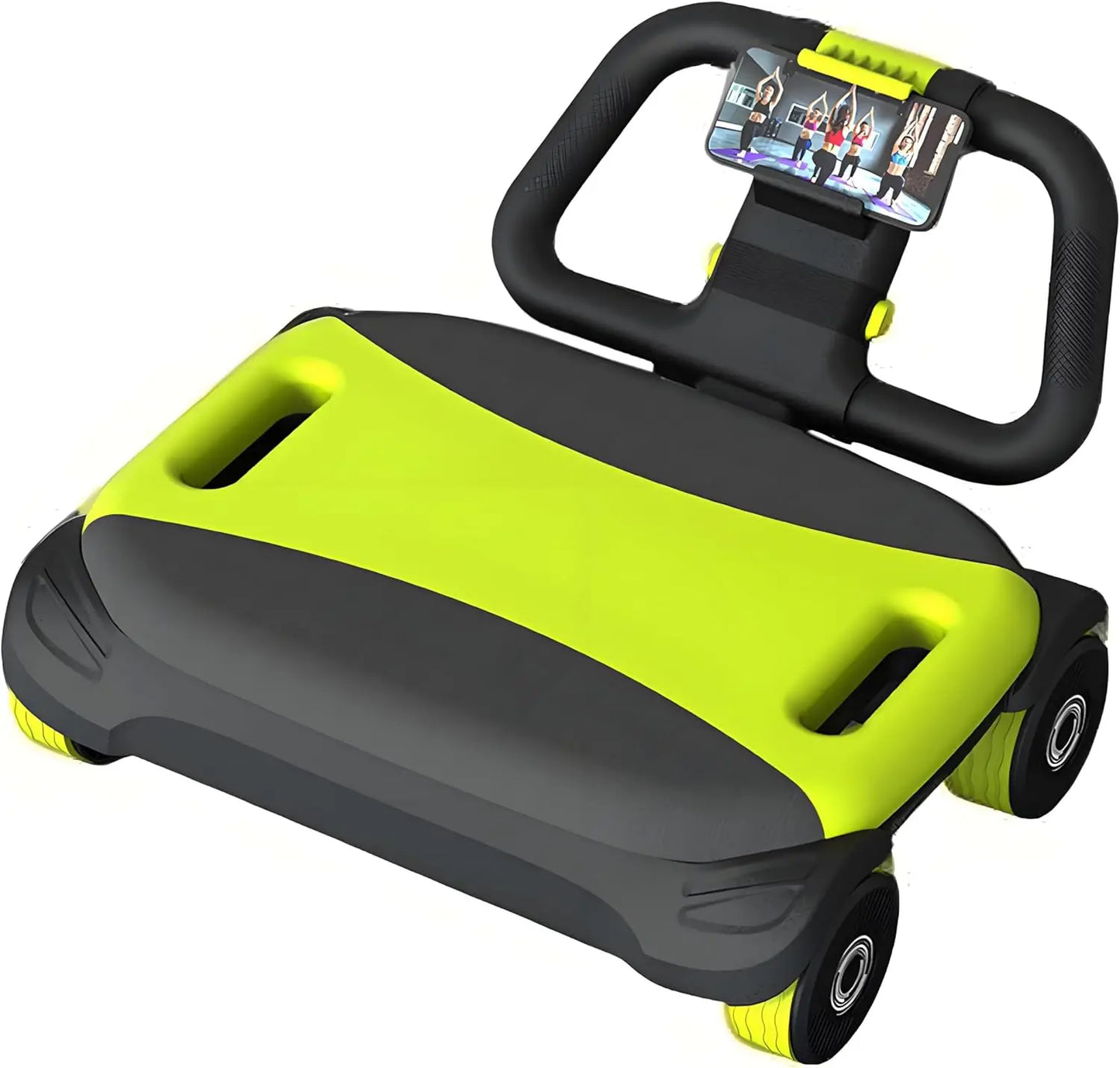 4-Wheel Ab Roller by NoEnName for Core Strength Training