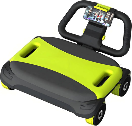 4-Wheel Ab Roller by NoEnName for Core Strength Training