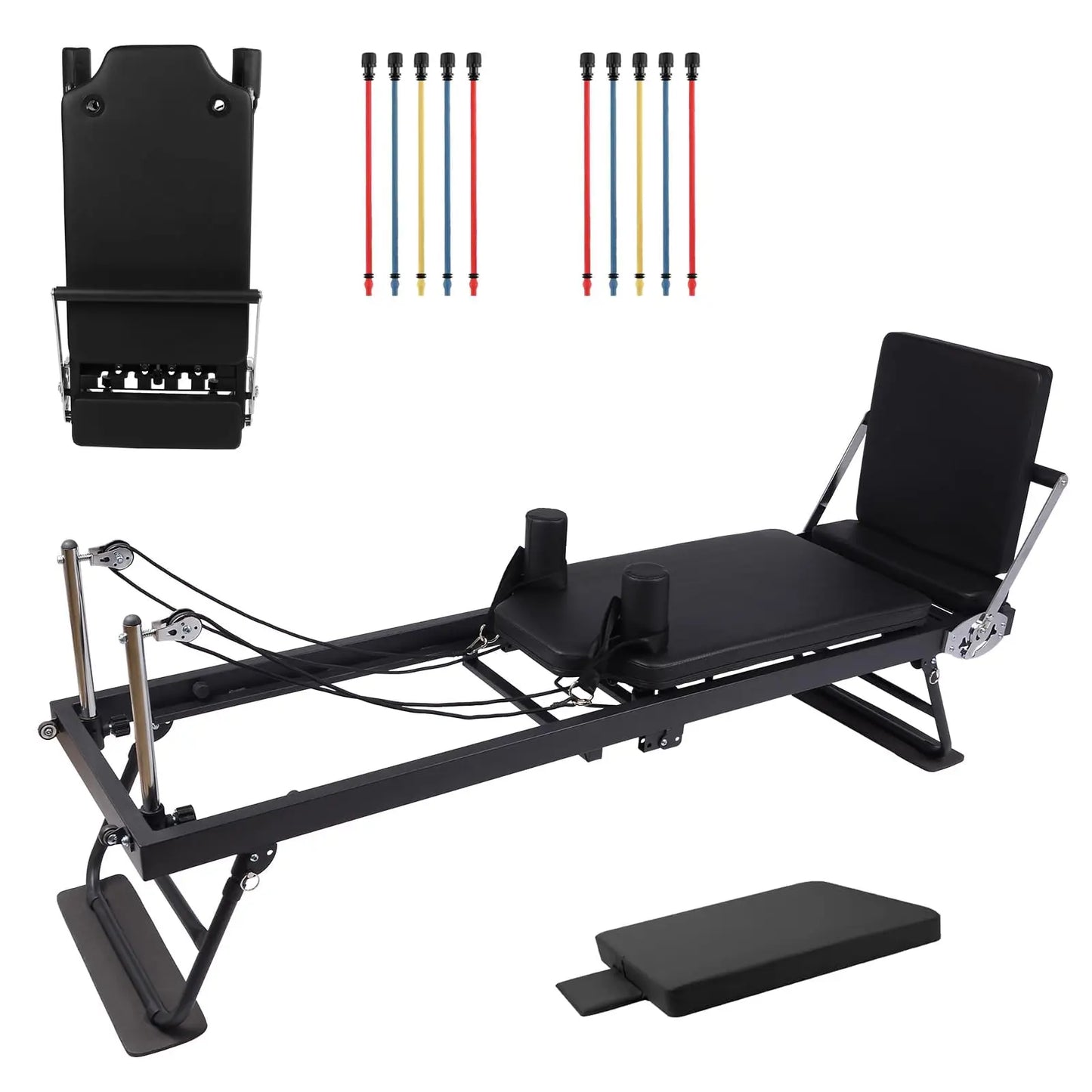 Studyset Pilates Reformer Foldable Home Gym Machine