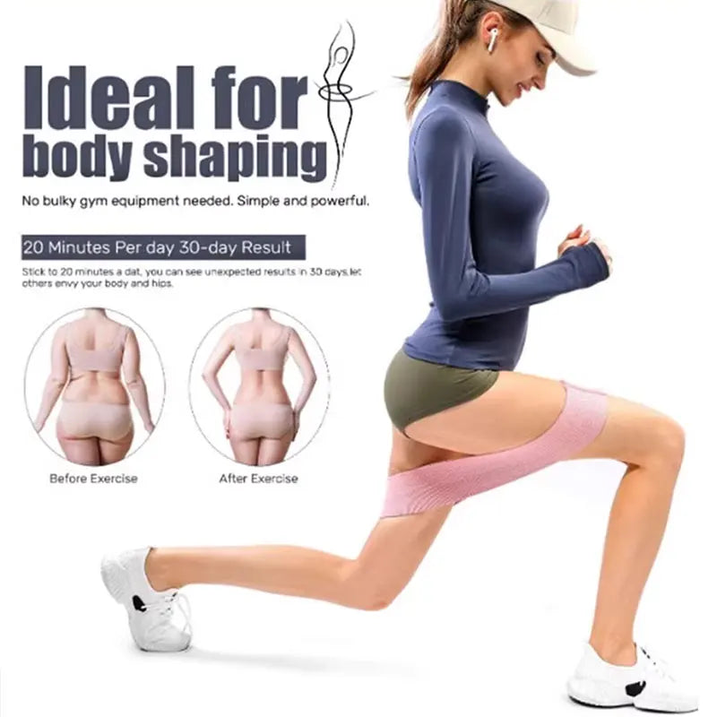 Fabric Resistance Hip Booty Bands for Fitness by NoEnName