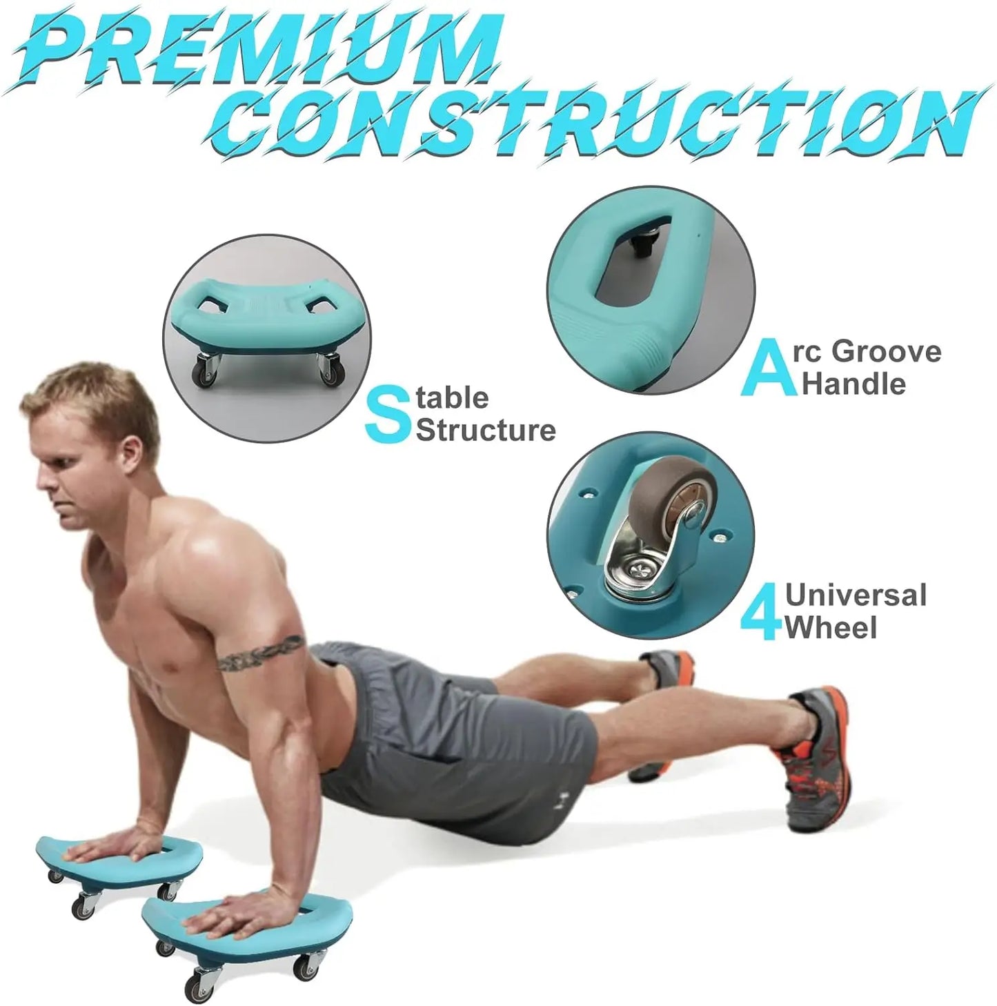 Ab Roller Wheel for Core Workout by NoEnName