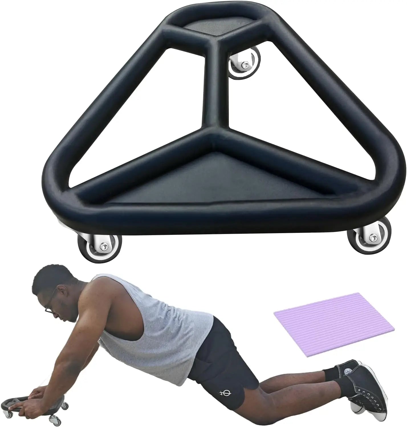 Ab Roller Wheel for Core Workout by NoEnName