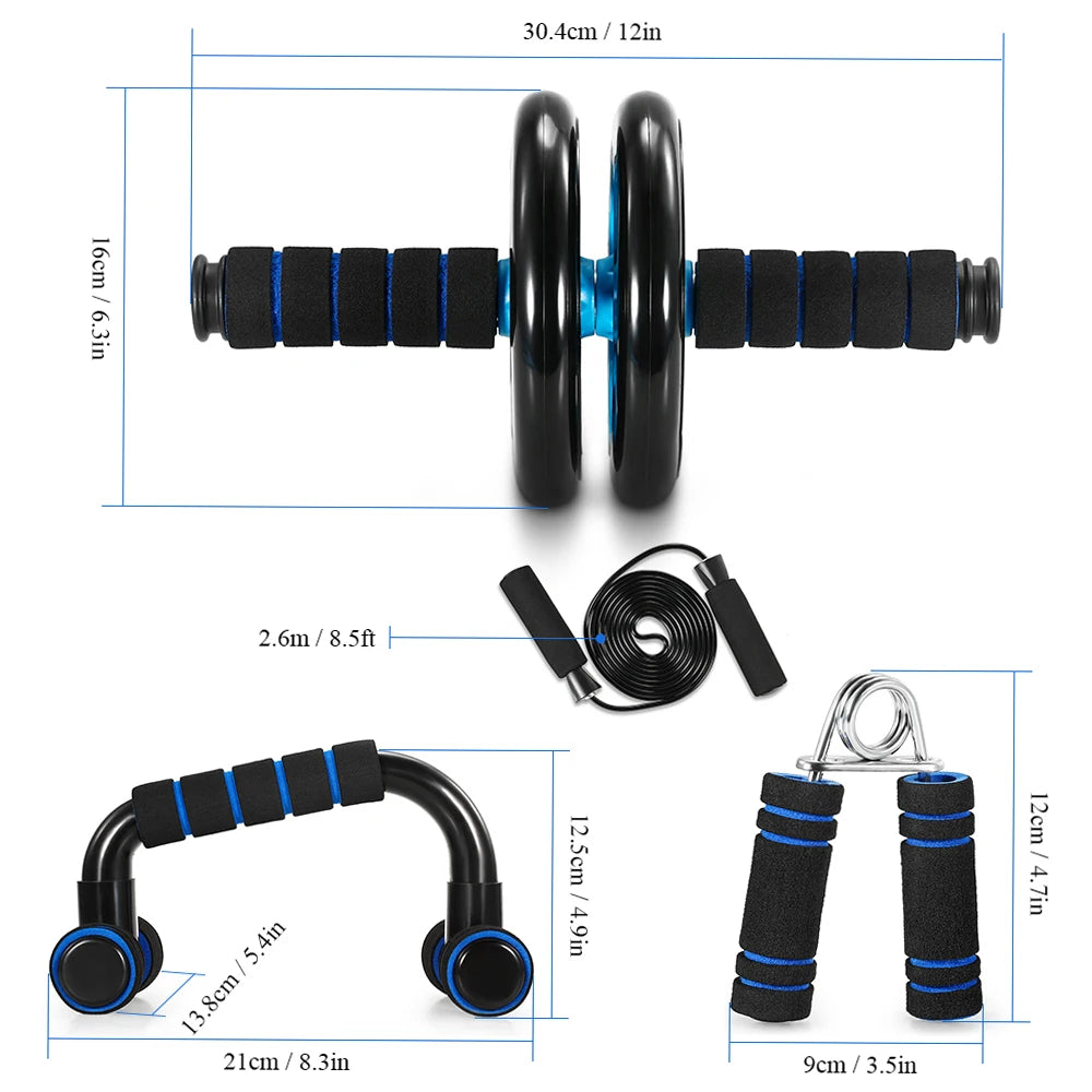 YOSOO 5 In 1 Home Workout Equipment Fitness Set