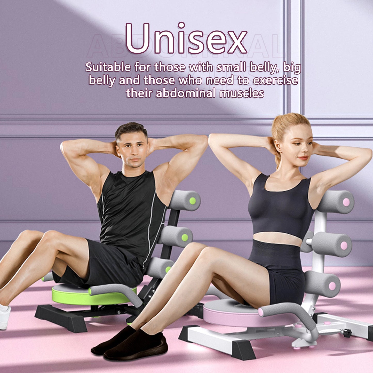 Ab Machine Sit Up Bench Core Fitness Equipment