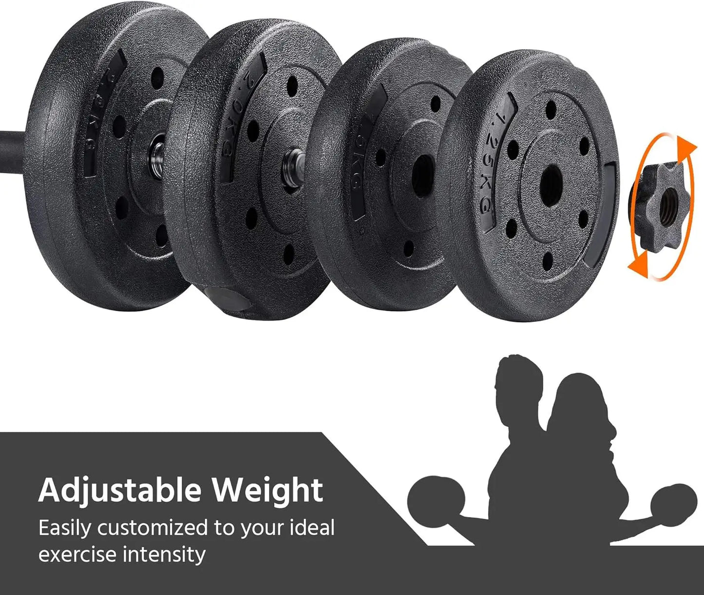 Dumbbell Set 66Lb For Home Gym Strength Training Gear