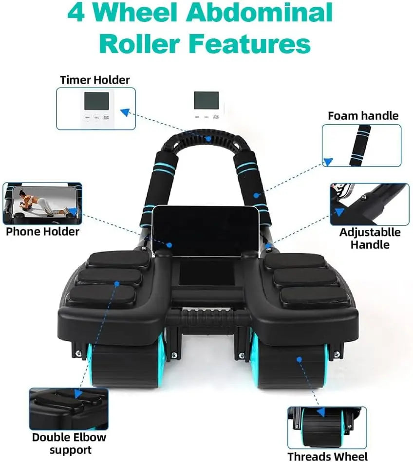 Automatic Rebound Ab Roller Wheel for Core Strength Training