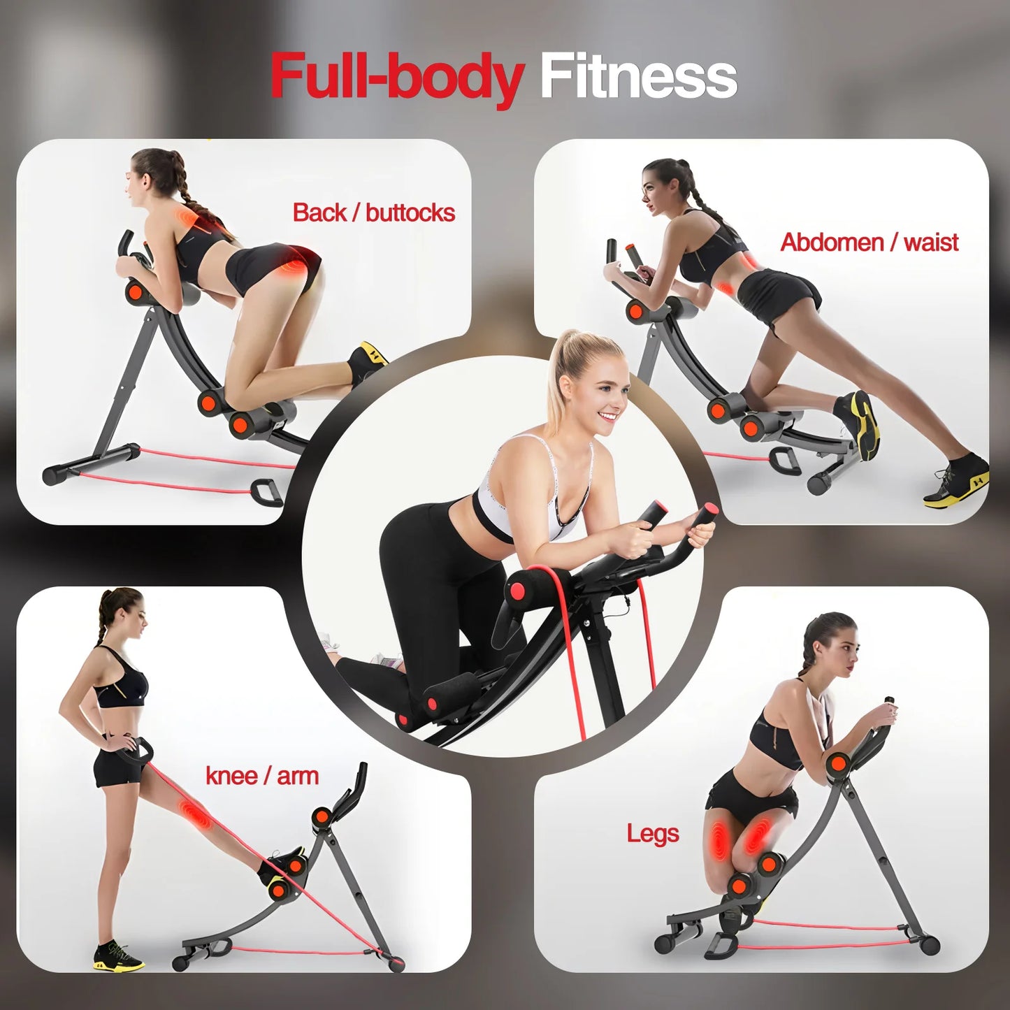 EverydayNecessitiesShop25 Foldable Ab Machine LCD Display