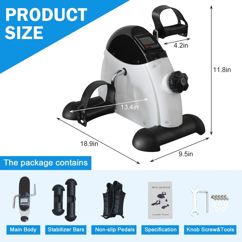 Hign-concerned Mini Exercise Bike With Display And Strap