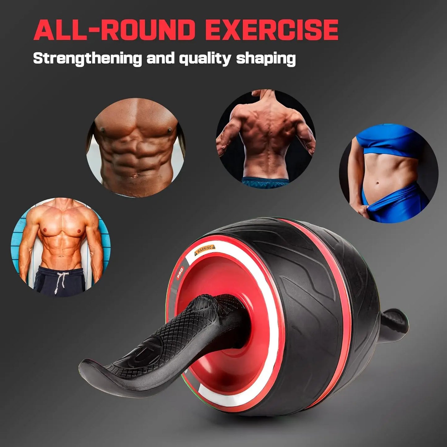 Ab Roller Wheel with Knee Pad for Effective Home Workouts