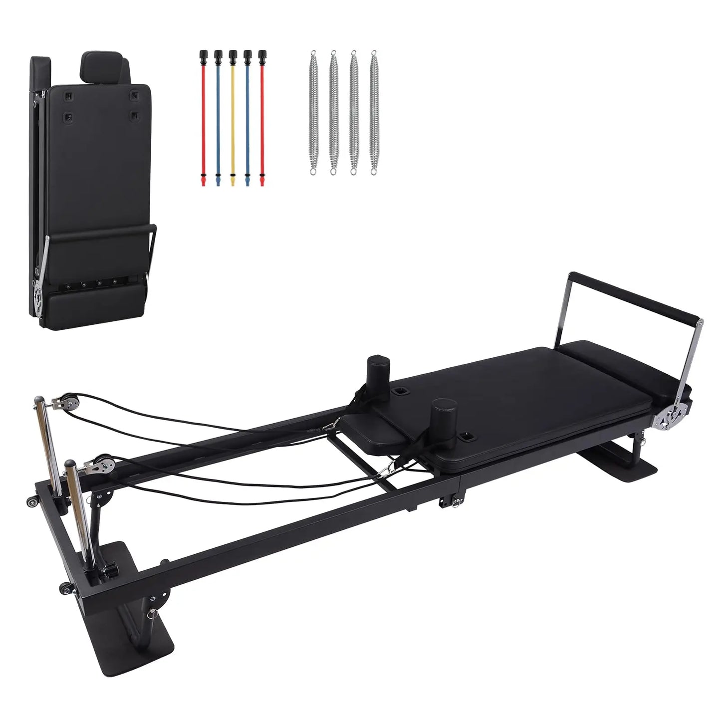 Studyset Pilates Reformer Foldable Home Gym Machine