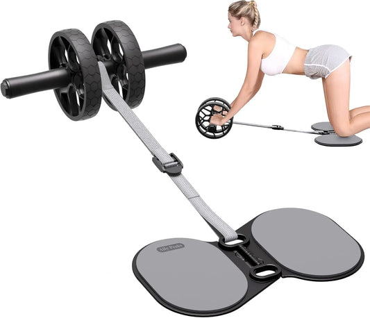 Ab Roller Wheel with Adjustable Resistance for All Levels