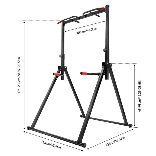 Adjustable Home Pull Up Bar, Triangular Pull Up Station, Pull Up Bar for Home Gym Strength Training Equipment