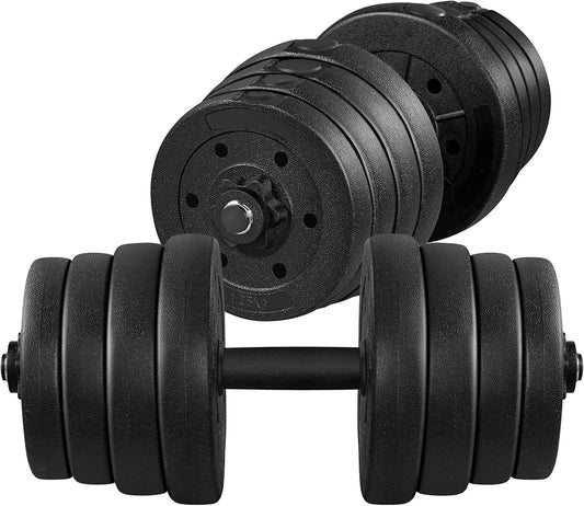Dumbbell Set 66Lb For Home Gym Strength Training Gear
